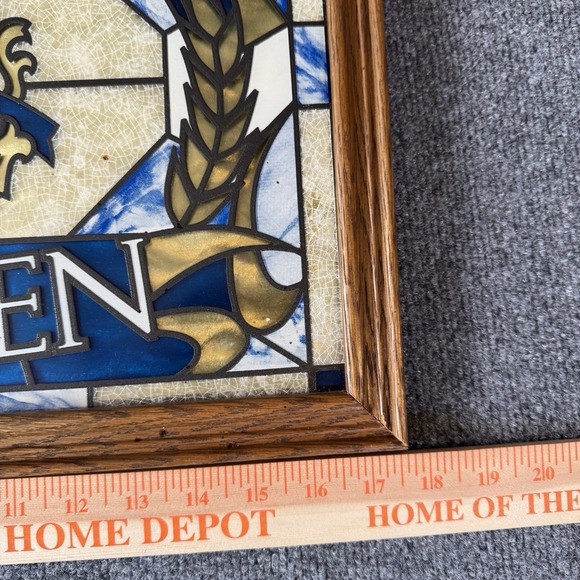 Molson Canadian Sign Vintage Beer Mancave Stainedglass Vibe - Picture 2 of 4